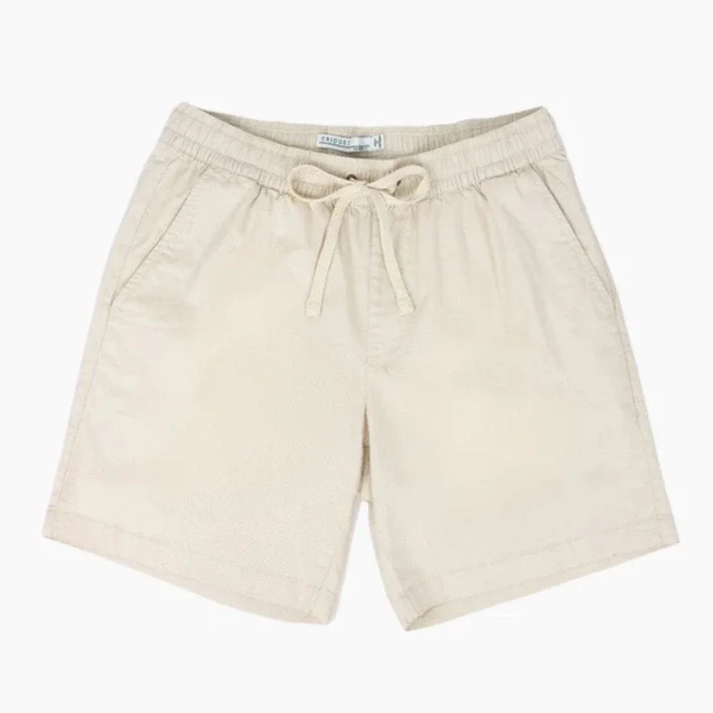 Criquet Cruiser Twill Shorts Khaki Men's Large NWT Casual Summer Cotton